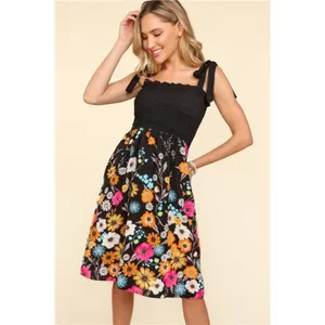 nwt Haptics Smocked Cami Floral‎ Dress thumbnail 2