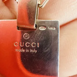 Gucci Gemini 925 Sterling Silver Zodiac Pendant Chain Necklace Made In Italy thumbnail 5