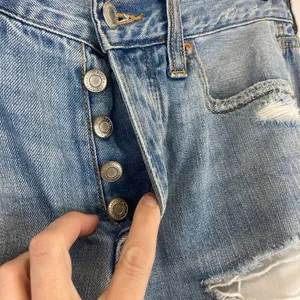 American Eagle Distressed Vintage Hi-Rise Skinny Jeans Size 4 X-Long thumbnail 4