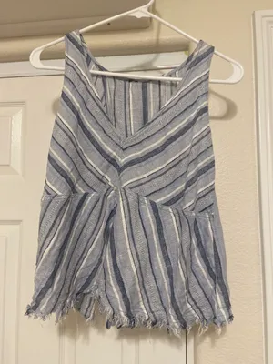Blue Beachy Top thumbnail 1