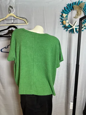 NWOT Zenana v neck sweater top thumbnail 2