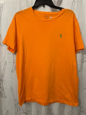 Orange Polo tee thumbnail 3