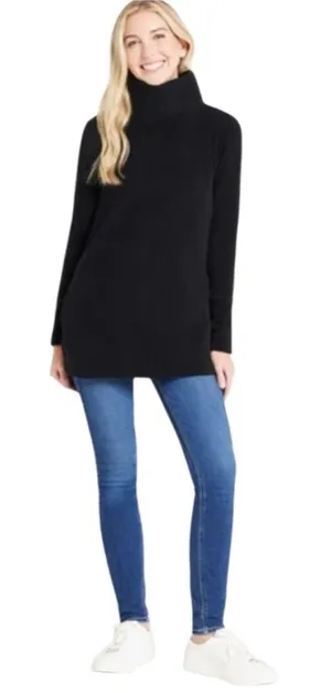 Tuckernuck Dudley Stephens Cobble Hill Turtleneck black sz‎ M thumbnail 1