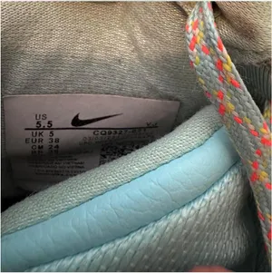 Nike Kyrie 7 "Shark" basketball trainers in blue and green #basketball US 5.5 M or 7 W thumbnail 6