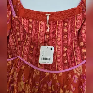 Free People Border Endless Afternoon Mini Floral Boho Dress thumbnail 7