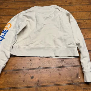 Carhartt Womens Crewneck Sweatshirt Tencel Fiber Series Loose Fit Cream‎ XS thumbnail 5