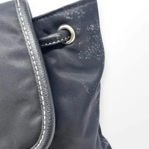 00s GUESS Vintage Black Drawstring Backpack thumbnail 8