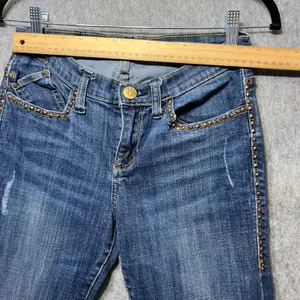 Rock Republic Bootcut Jeans Embellished Pockets Dark Wash‎ Denim Size 6 Flare thumbnail 2