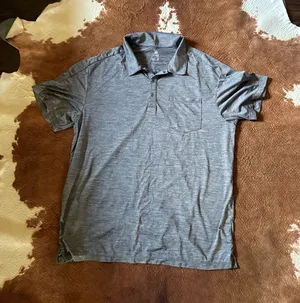 Amazon grey polo shirt  size large thumbnail 1