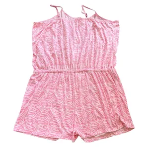 Pretty Secrets Romper 28/30 Pink Animal Print Adjustable Sleepwear New thumbnail 8