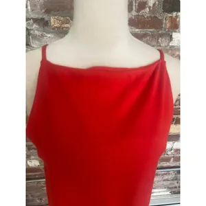 A New Day Women's Red Cowl Neck Sleeveless Mini Slip Dress Medium thumbnail 2