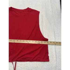 Lululemon Women's Adapt To you Tank Dark Red Size 6 thumbnail 5