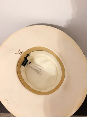 NEW Olive & Pique Custom Western Burn Etched Cowboy Hat Size Medium * thumbnail 5