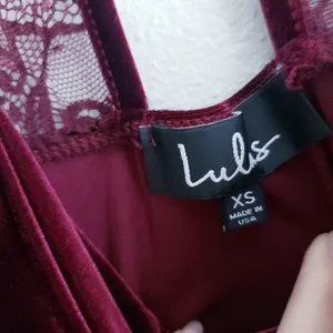 Lulu's Crazy Over You Burgundy Velvet Racerback Maxi Dress thumbnail 10