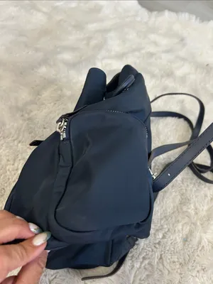 Michael Kors Abby Backpack Navy Nylon thumbnail 4