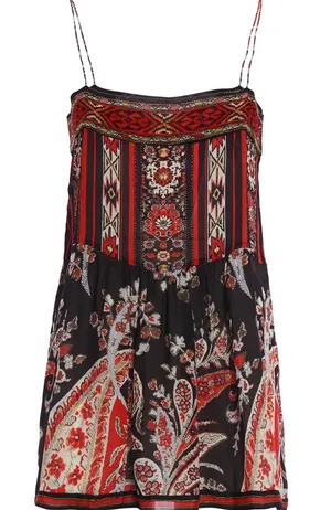 Isabel Marant Étoile Mixed Print Boho Cami Tank Top thumbnail 1