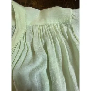 Anthropologie Maeve Brynna Light Green Button up Blouse Dolman Sleeve Women's XS thumbnail 10