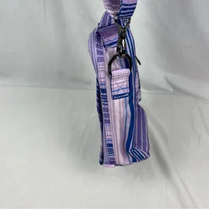 Lug Flapper SE Quilted Convertible Crossbody Bag Love Waves Purple Stripes NWOT thumbnail 8