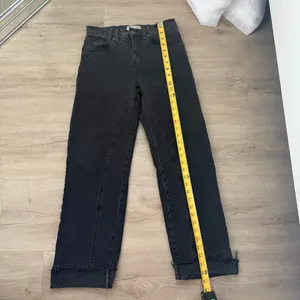 Free People We the Free Risk Taker jeans in washed black denim thumbnail 2