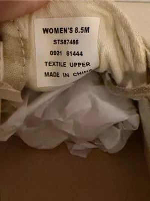 SPERRY Top Sider Slip-on Sneaker Women’s Size 8.5M Cream/Beige Canvas NEW Preppy thumbnail 3