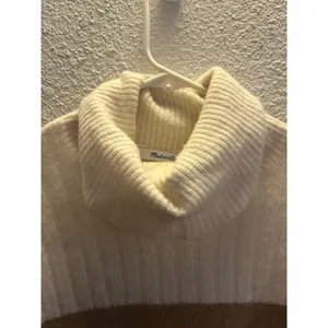 Madewell color block wool blend turtleneck sweater XS thumbnail 7
