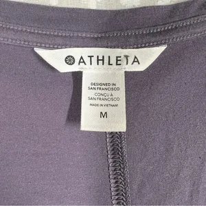 Athleta Dusty Purple Stratus II Long Sleeve Top‎ thumbnail 3
