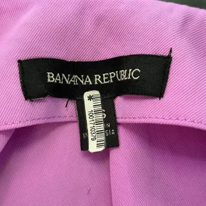 Banana‎ Republic Purple Cap Sleeve Top Pleated Neck Size XS thumbnail 5