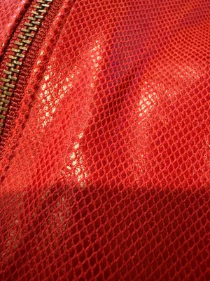 Nasty Gal Shimmering Red Faux-Leather Scoop Mini Dress thumbnail 5