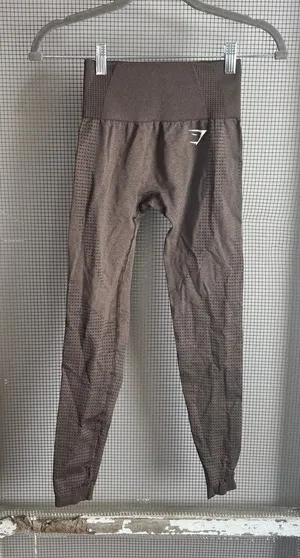 Gymshark Vital Seamless‎ 2.0 leggings in brown marl women's XS thumbnail 1