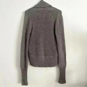 American Eagle Outfitters Sweater Cable Knit Ribbed Long Sleeves V-Neck‎ Medium thumbnail 10