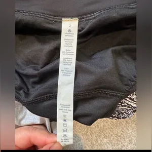 Lululemon Pace Perfect Short (3") Air Time White Black /Black 🍋 new without tags thumbnail 6