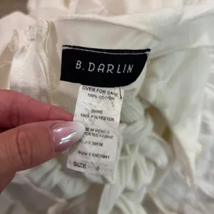 B. Darlin White Mini Dress Women Size 0 thumbnail 4