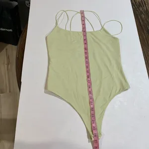 Babaton Aritzia Sage Green Cowl Neck Bodysuit Large Minimalist Tank Top thumbnail 6