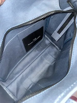 Marc Jacobs -The Tote Bag in Blue Canvas thumbnail 11