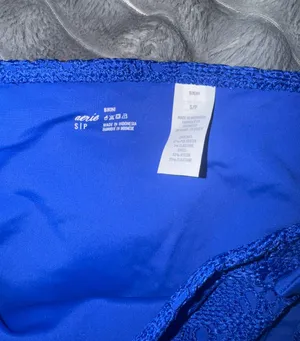 Aerie Blue Bikini Bottoms thumbnail 3