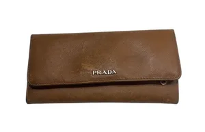 Prada Brown Leather wallet thumbnail 1