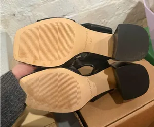 Marc Fisher Black and Cream Women's Sandals thumbnail 2