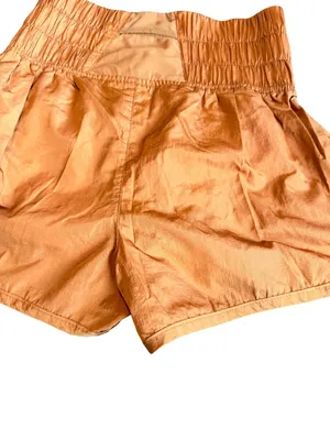 Free People Movement Rust Orange Smocked Dolphin Hem Shorts Boho X-Small Women's thumbnail 11