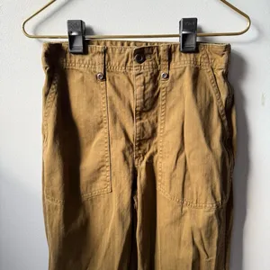 Madewell Tan brown utility pants with a relaxed fit 🔥 thumbnail 3