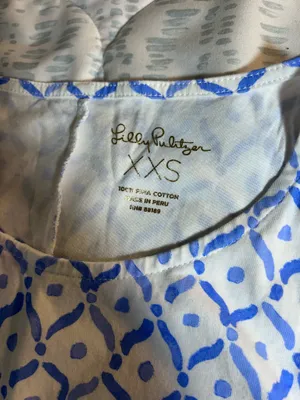 Lilly Pulitzer Luella Catch N Keep Pima Cotton Swing Dress XXS thumbnail 5