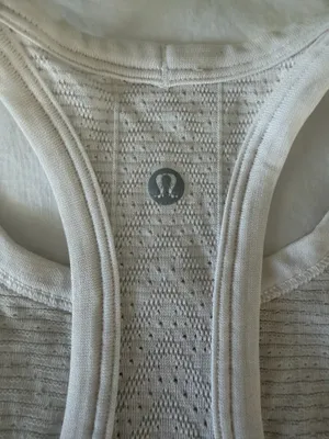 Lululemon white pointelle tank top thumbnail 4