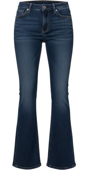 Gap Original Long and Lean Flare Leg Jeans Dark Wash Blue Denim Size 2 Long thumbnail 1