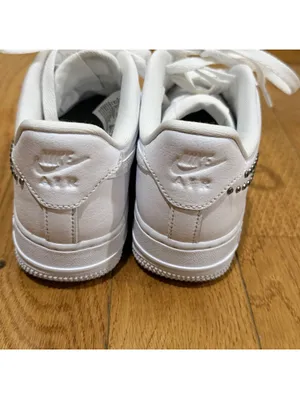 Nike US 5.5 Women's Nike Air Force 1 White Casual Shoes thumbnail 4