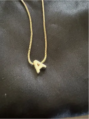 Michelle McDowell Gold Initial A Bracelet thumbnail 6