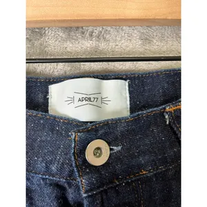 April77 Joey Skinny‎ Raw Denim Jeans Dark Wash Stretch Rocker Indie W 32 thumbnail 4