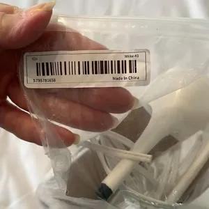 NWT White Strappy Sandals no size on sandals see size chart and measurements thumbnail 5