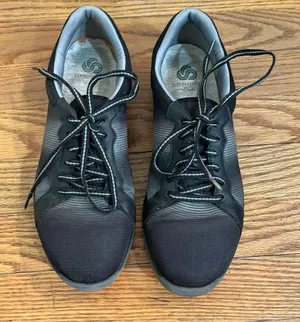 Clarks Cloudstepper Lace Up‎ Ombre Sneakers size 8M Black thumbnail 1