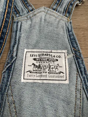 NWOT Levi's Women's Vintage Shortalls in Medium Wash Sz XL thumbnail 7