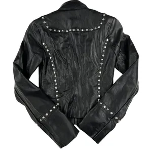 I.AM.GIA - Luther Faux Leather Jacket in Black thumbnail 4