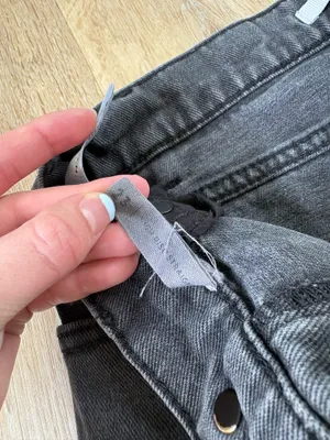 PacSun Black Distressed High Rise Straight Jeans thumbnail 5